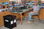 Using Solar Power to run the radio.